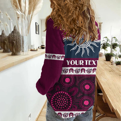 Sea Eagles NAIDOC Week Personalised Women Casual Shirt Aboriginal Torres Strait Islanders Vibe