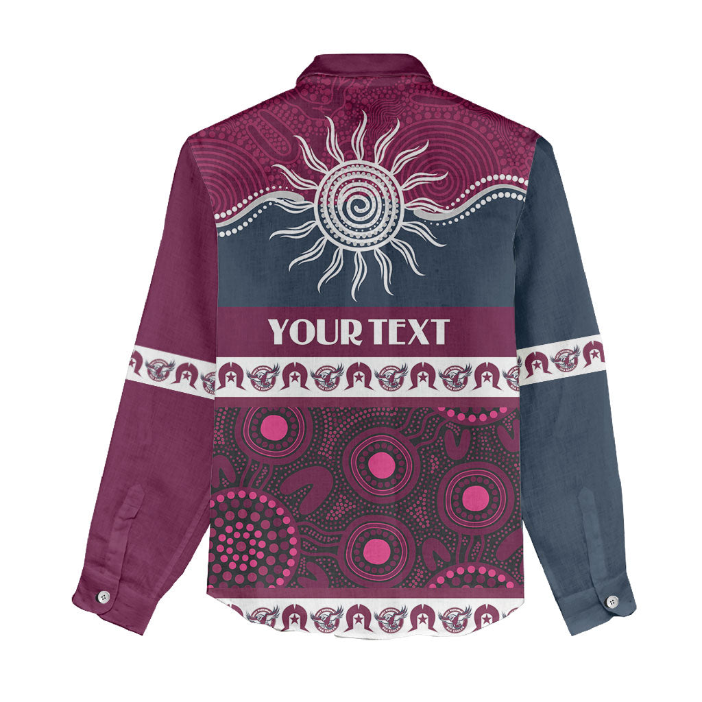 Sea Eagles NAIDOC Week Personalised Women Casual Shirt Aboriginal Torres Strait Islanders Vibe