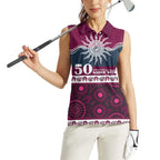Sea Eagles NAIDOC Week Personalised Women Sleeveless Polo Shirt Aboriginal Torres Strait Islanders Vibe