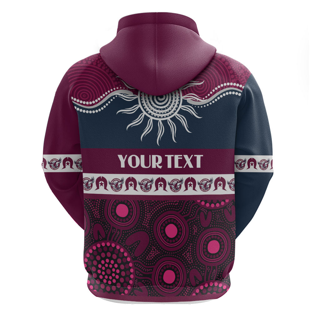 Sea Eagles NAIDOC Week Personalised Zip Hoodie Aboriginal Torres Strait Islanders Vibe