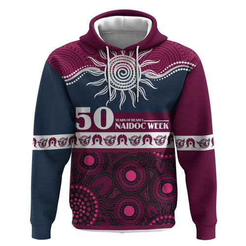 Sea Eagles NAIDOC Week Personalised Zip Hoodie Aboriginal Torres Strait Islanders Vibe