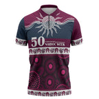 Sea Eagles NAIDOC Week Personalised Zipper Polo Shirt Aboriginal Torres Strait Islanders Vibe