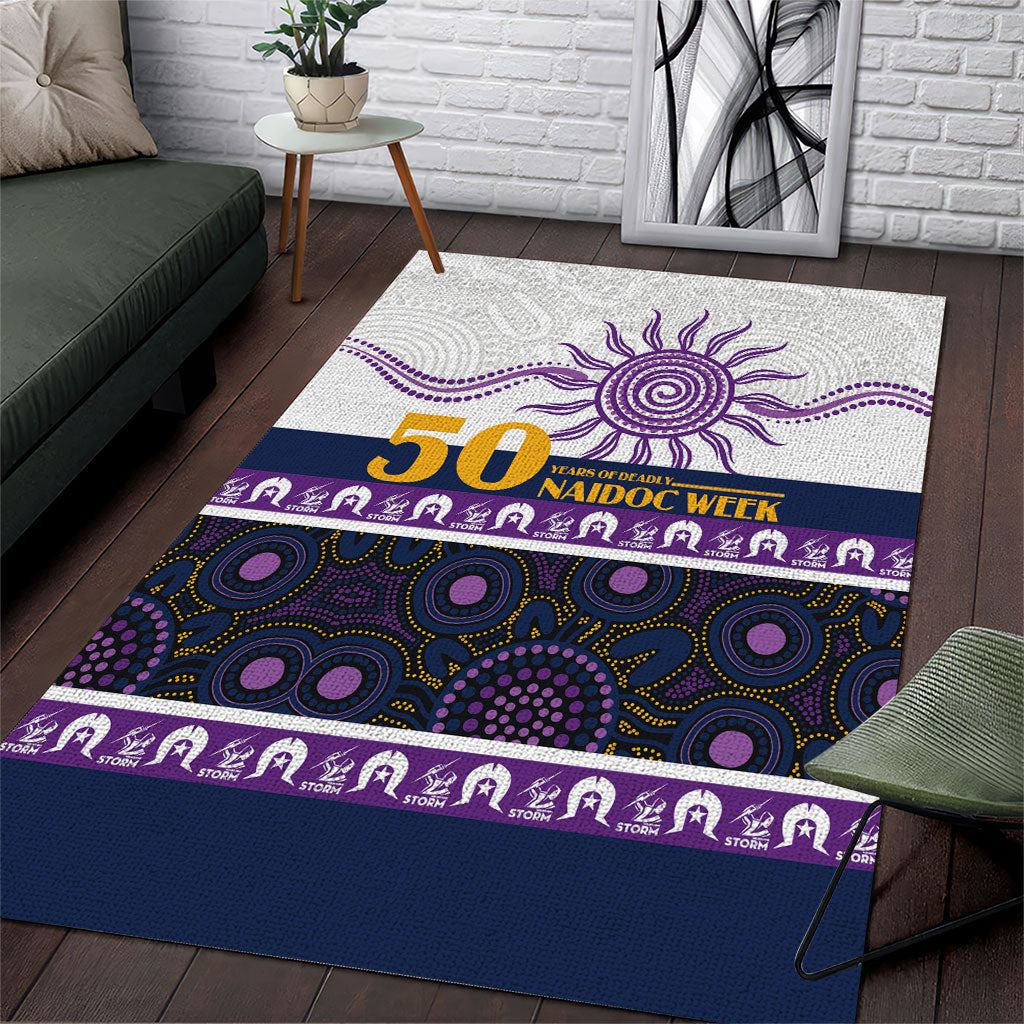 Storm NAIDOC Week Area Rug Aboriginal Torres Strait Islanders Vibe
