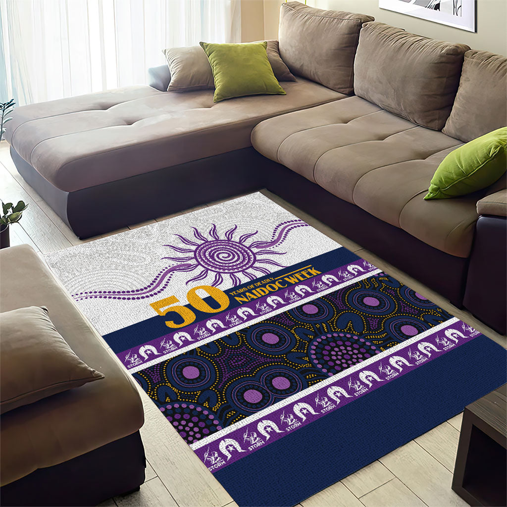 Storm NAIDOC Week Area Rug Aboriginal Torres Strait Islanders Vibe
