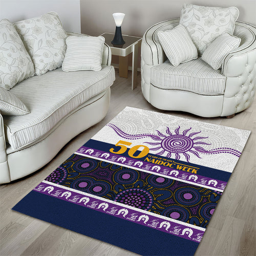 Storm NAIDOC Week Area Rug Aboriginal Torres Strait Islanders Vibe