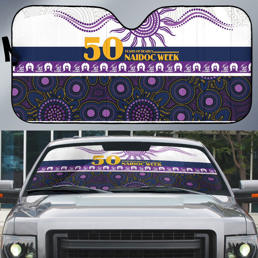 Storm NAIDOC Week Auto Sun Shade Aboriginal Torres Strait Islanders Vibe
