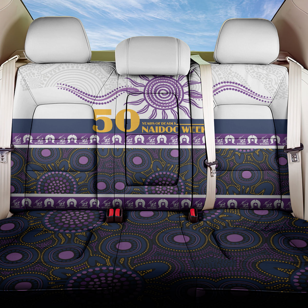 Storm NAIDOC Week Back Car Seat Cover Aboriginal Torres Strait Islanders Vibe