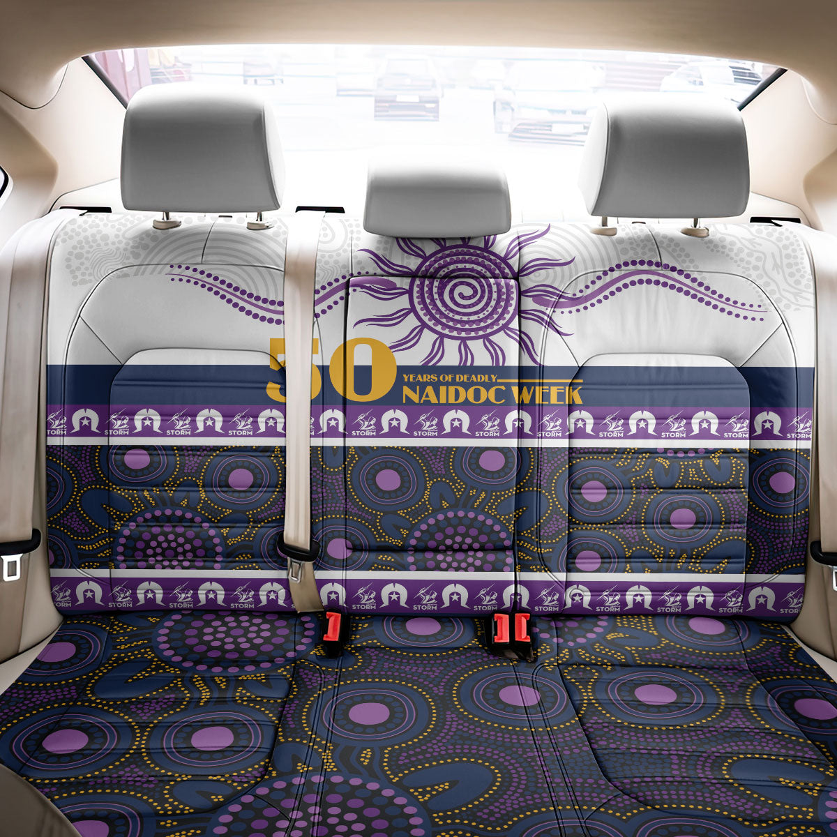Storm NAIDOC Week Back Car Seat Cover Aboriginal Torres Strait Islanders Vibe