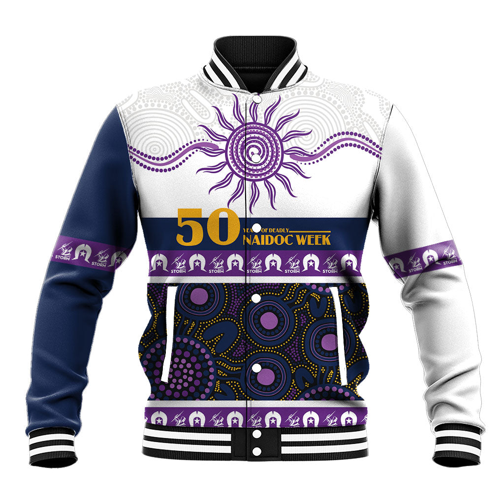 Storm NAIDOC Week Personalised Baseball Jacket Aboriginal Torres Strait Islanders Vibe