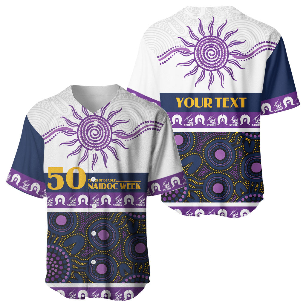 Storm NAIDOC Week Personalised Baseball Jersey Aboriginal Torres Strait Islanders Vibe