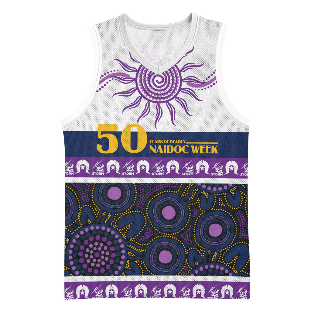 Storm NAIDOC Week Personalised Basketball Jersey Aboriginal Torres Strait Islanders Vibe