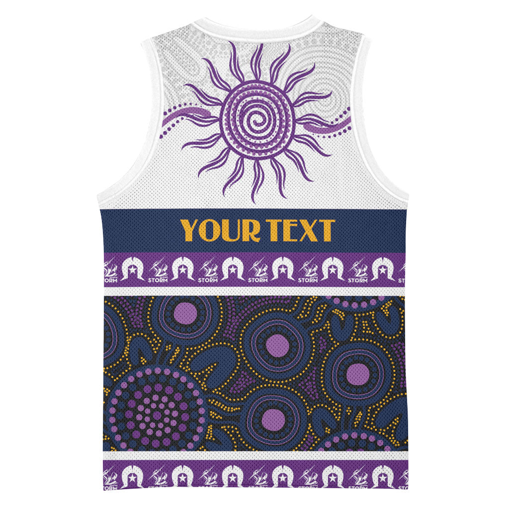 Storm NAIDOC Week Personalised Basketball Jersey Aboriginal Torres Strait Islanders Vibe