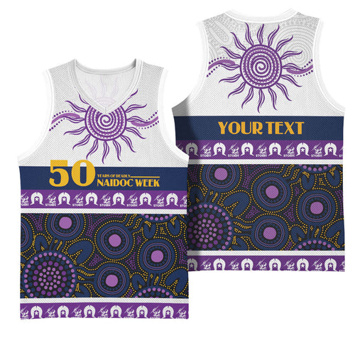 Storm NAIDOC Week Personalised Basketball Jersey Aboriginal Torres Strait Islanders Vibe