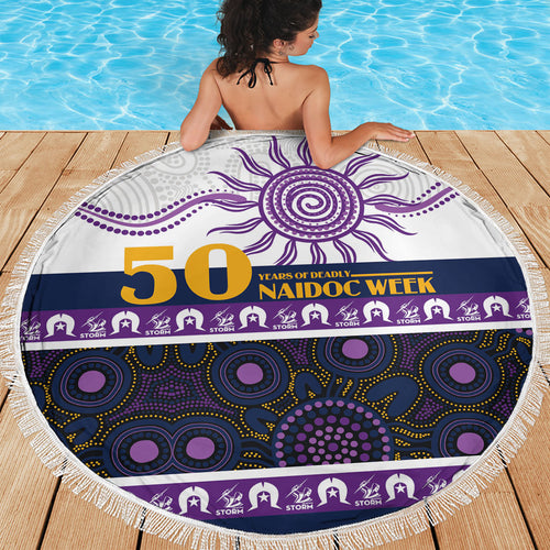 Storm NAIDOC Week Beach Blanket Aboriginal Torres Strait Islanders Vibe
