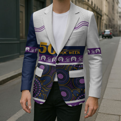 Storm NAIDOC Week Personalised Blazer Aboriginal Torres Strait Islanders Vibe
