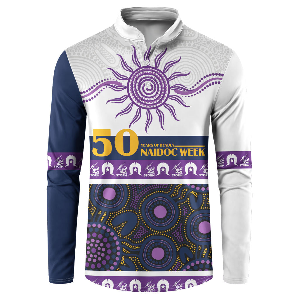 Storm NAIDOC Week Personalised Button Sweatshirt Aboriginal Torres Strait Islanders Vibe