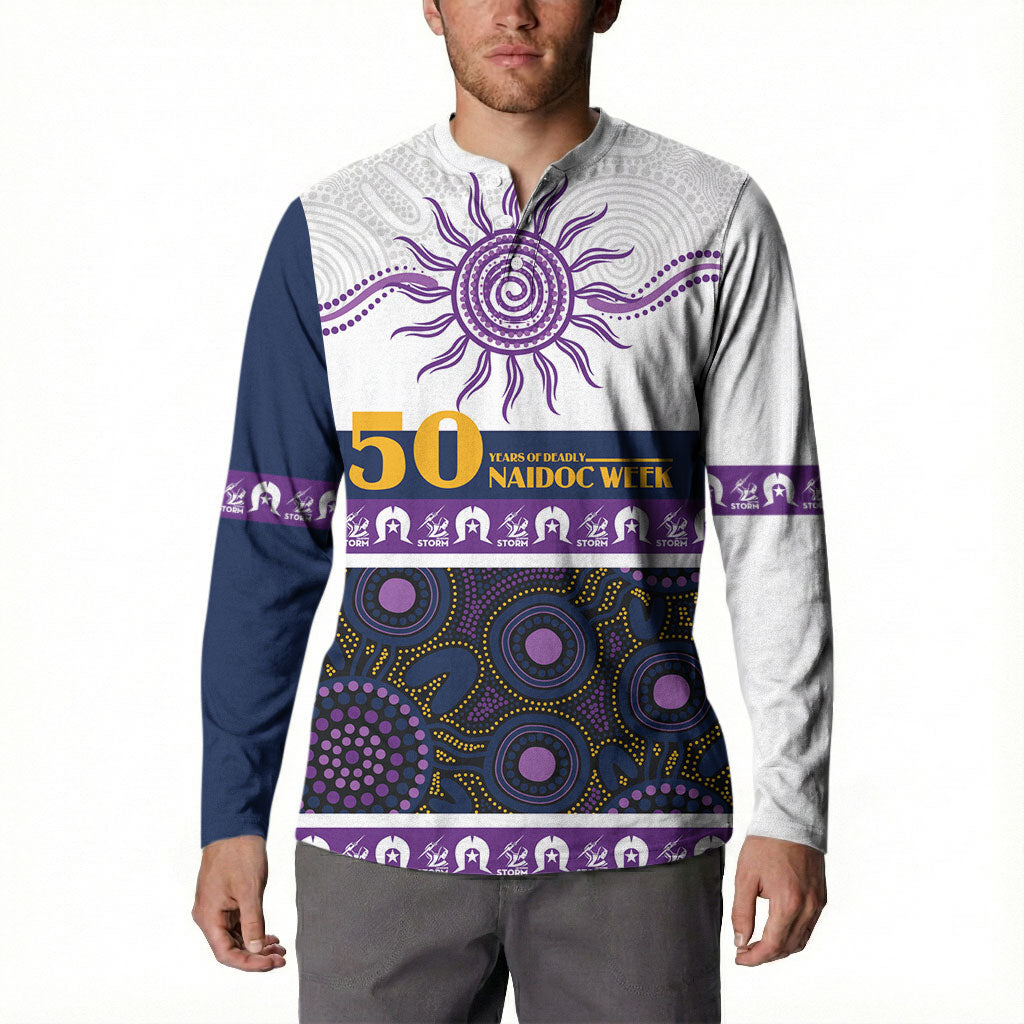 Storm NAIDOC Week Personalised Button Sweatshirt Aboriginal Torres Strait Islanders Vibe