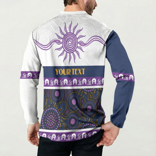 Storm NAIDOC Week Personalised Button Sweatshirt Aboriginal Torres Strait Islanders Vibe