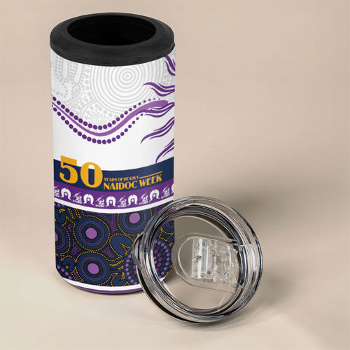 Storm NAIDOC Week Personalised 4 in 1 Can Cooler Tumbler Aboriginal Torres Strait Islanders Vibe
