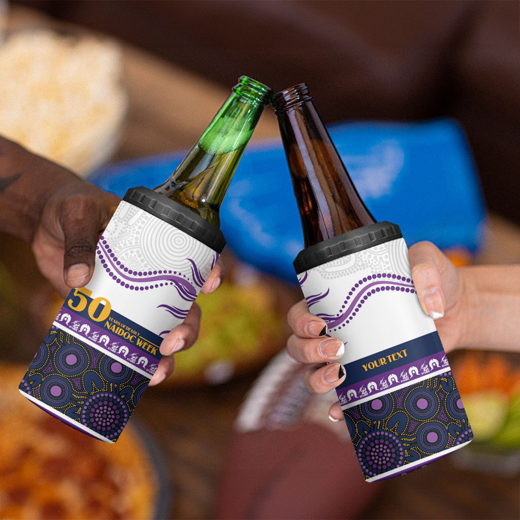 Storm NAIDOC Week Personalised 4 in 1 Can Cooler Tumbler Aboriginal Torres Strait Islanders Vibe