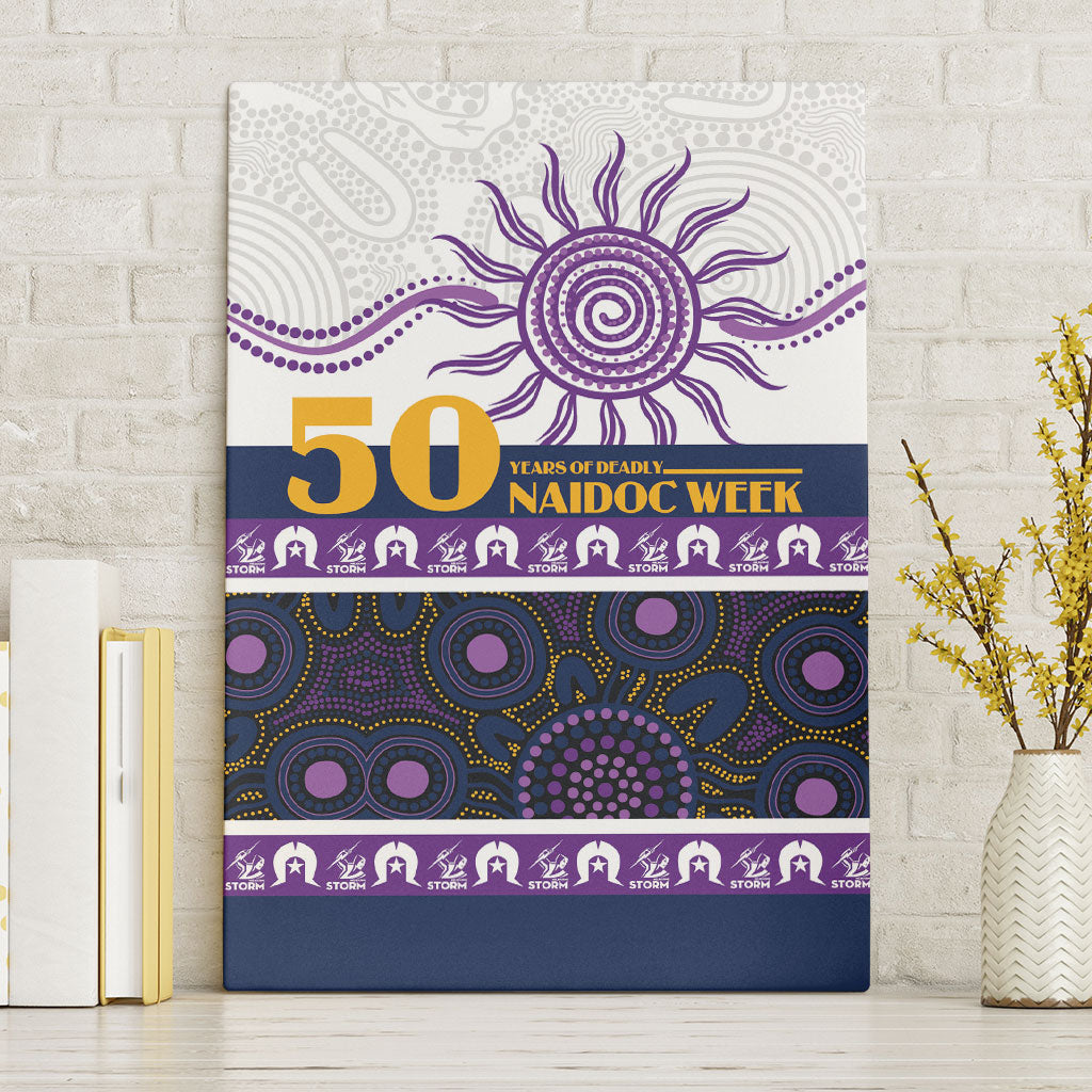 Storm NAIDOC Week Canvas Wall Art Aboriginal Torres Strait Islanders Vibe