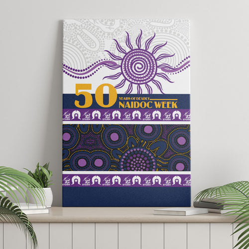 Storm NAIDOC Week Canvas Wall Art Aboriginal Torres Strait Islanders Vibe