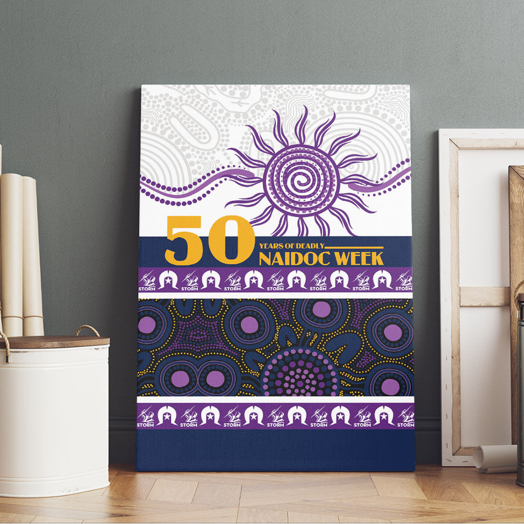 Storm NAIDOC Week Canvas Wall Art Aboriginal Torres Strait Islanders Vibe