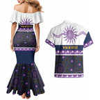 Storm NAIDOC Week Personalised Couples Matching Mermaid Dress and Hawaiian Shirt Aboriginal Torres Strait Islanders Vibe