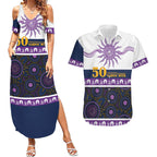 Storm NAIDOC Week Personalised Couples Matching Summer Maxi Dress and Hawaiian Shirt Aboriginal Torres Strait Islanders Vibe