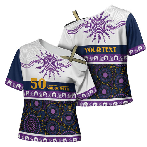 Storm NAIDOC Week Personalised Cross Shoulder Shirt Aboriginal Torres Strait Islanders Vibe