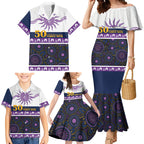 Storm NAIDOC Week Personalised Family Matching Mermaid Dress and Hawaiian Shirt Aboriginal Torres Strait Islanders Vibe
