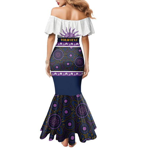 Storm NAIDOC Week Personalised Family Matching Mermaid Dress and Hawaiian Shirt Aboriginal Torres Strait Islanders Vibe