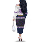 Storm NAIDOC Week Personalised Family Matching Off The Shoulder Long Sleeve Dress and Hawaiian Shirt Aboriginal Torres Strait Islanders Vibe