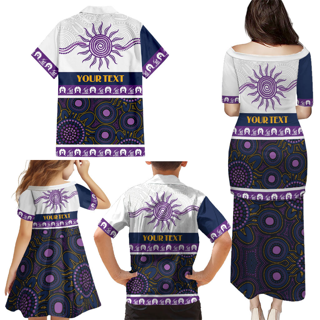 Storm NAIDOC Week Personalised Family Matching Puletasi and Hawaiian Shirt Aboriginal Torres Strait Islanders Vibe