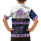 Storm NAIDOC Week Personalised Family Matching Short Sleeve Bodycon Dress and Hawaiian Shirt Aboriginal Torres Strait Islanders Vibe
