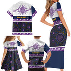 Storm NAIDOC Week Personalised Family Matching Short Sleeve Bodycon Dress and Hawaiian Shirt Aboriginal Torres Strait Islanders Vibe