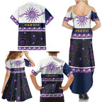 Storm NAIDOC Week Personalised Family Matching Summer Maxi Dress and Hawaiian Shirt Aboriginal Torres Strait Islanders Vibe