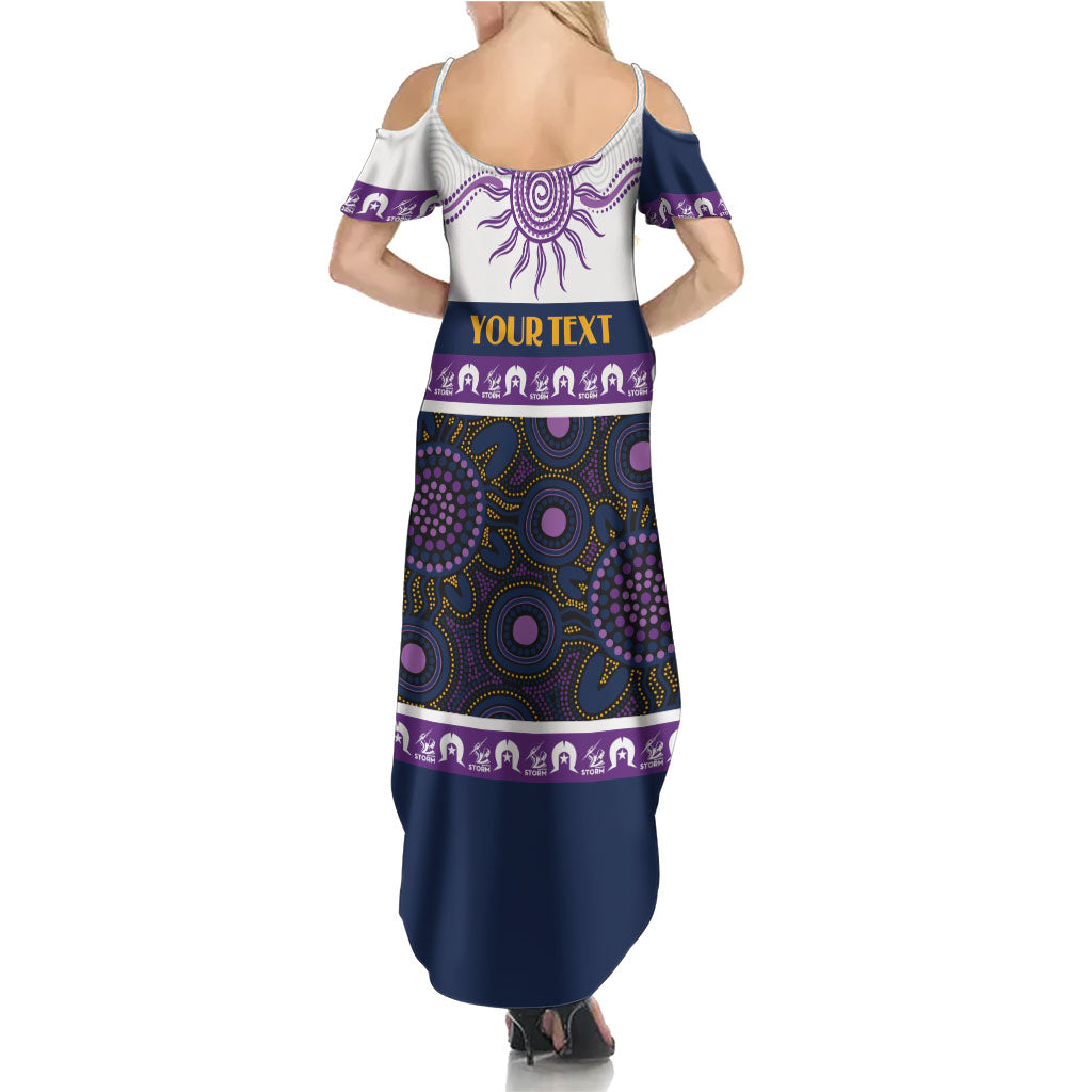 Storm NAIDOC Week Personalised Family Matching Summer Maxi Dress and Hawaiian Shirt Aboriginal Torres Strait Islanders Vibe