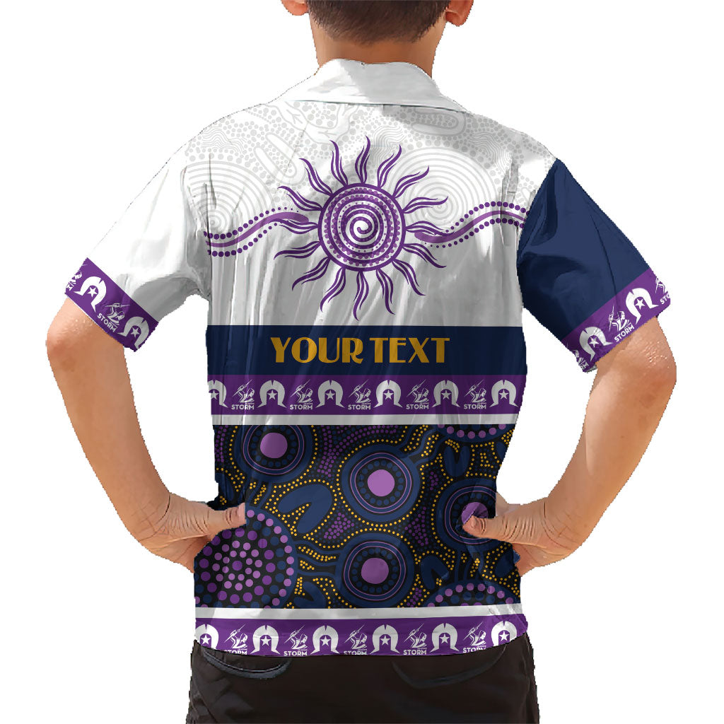 Storm NAIDOC Week Personalised Family Matching Tank Maxi Dress and Hawaiian Shirt Aboriginal Torres Strait Islanders Vibe
