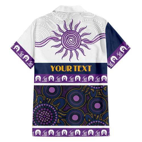 Storm NAIDOC Week Personalised Family Matching Tank Maxi Dress and Hawaiian Shirt Aboriginal Torres Strait Islanders Vibe