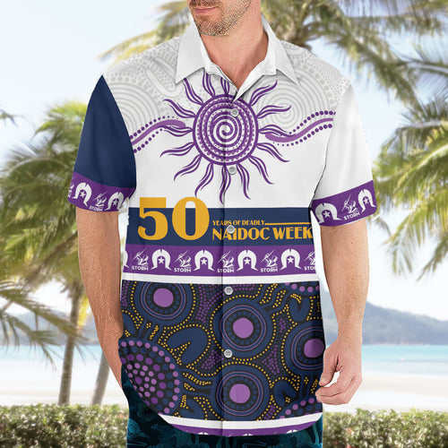 Storm NAIDOC Week Personalised Hawaiian Shirt Aboriginal Torres Strait Islanders Vibe