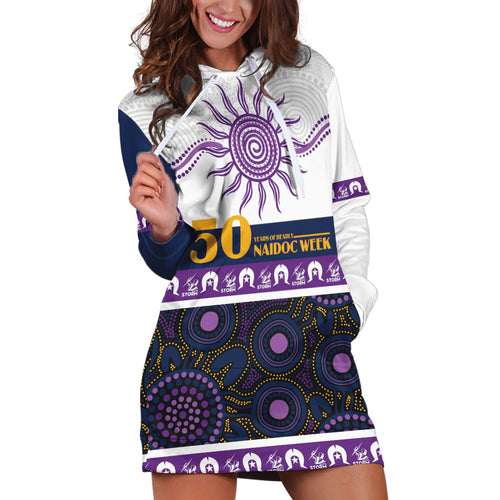 Storm NAIDOC Week Personalised Hoodie Dress Aboriginal Torres Strait Islanders Vibe