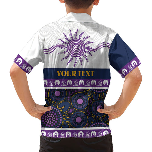 Storm NAIDOC Week Personalised Kid Hawaiian Shirt Aboriginal Torres Strait Islanders Vibe