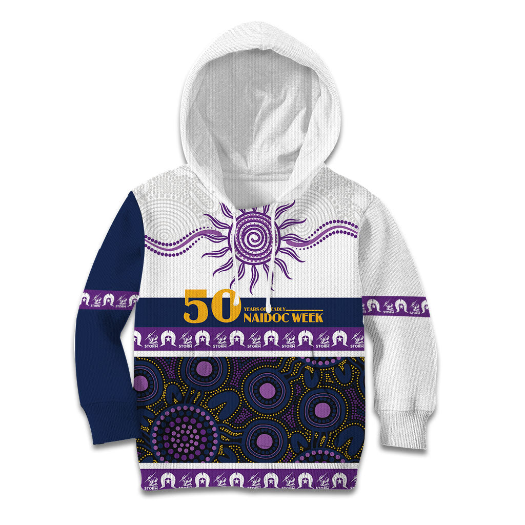 Storm NAIDOC Week Personalised Kid Hoodie Aboriginal Torres Strait Islanders Vibe