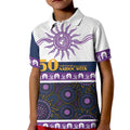 Storm NAIDOC Week Personalised Kid Polo Shirt Aboriginal Torres Strait Islanders Vibe