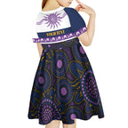 Storm NAIDOC Week Personalised Kid Short Sleeve Dress Aboriginal Torres Strait Islanders Vibe