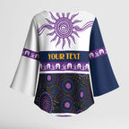 Storm NAIDOC Week Personalised Kimono Sleeve Blouse Aboriginal Torres Strait Islanders Vibe