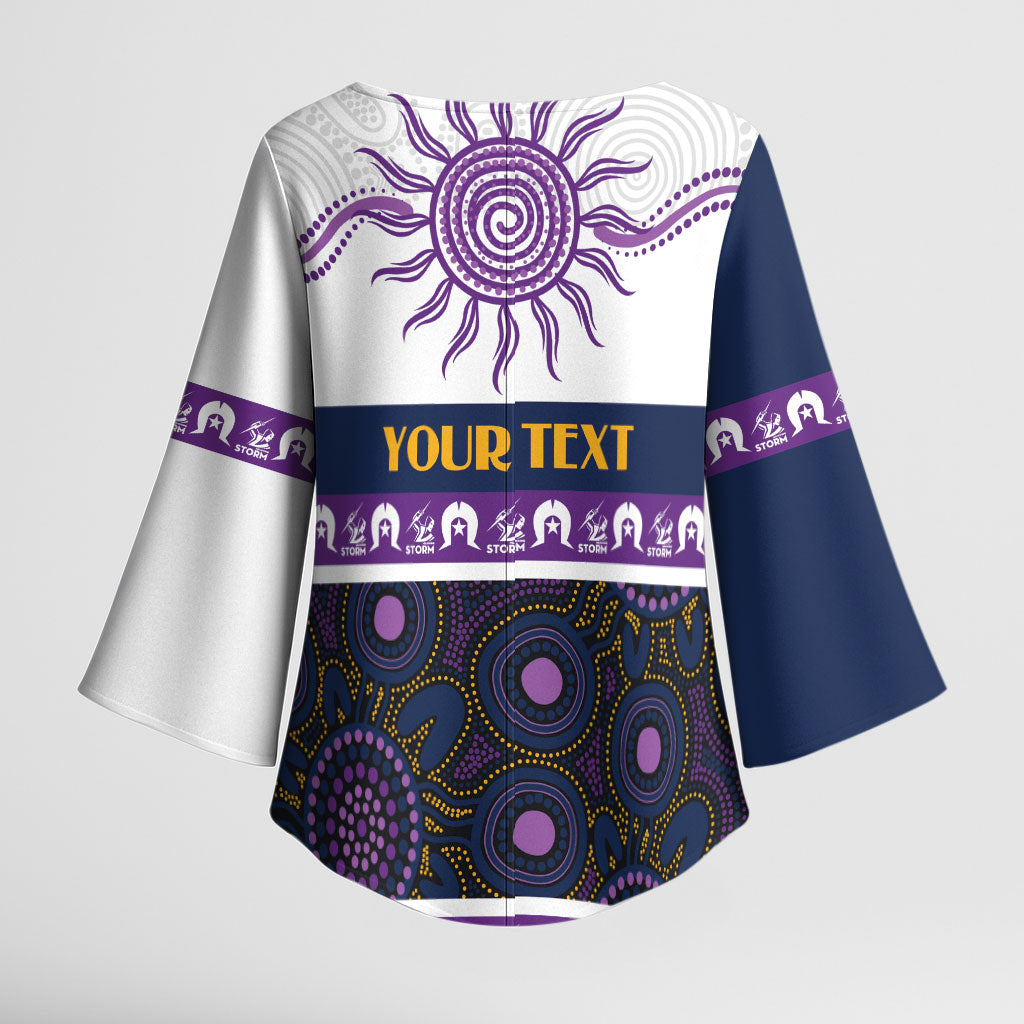 Storm NAIDOC Week Personalised Kimono Sleeve Blouse Aboriginal Torres Strait Islanders Vibe