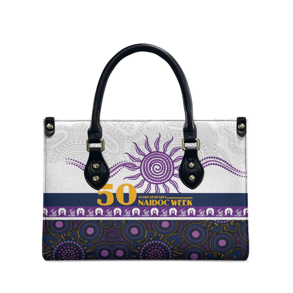 Storm NAIDOC Week Leather Bag Aboriginal Torres Strait Islanders Vibe