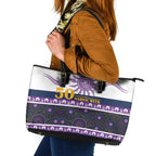 Storm NAIDOC Week Leather Tote Bag Aboriginal Torres Strait Islanders Vibe